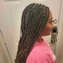 Large Box braids / Single braids