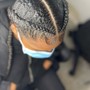 Ponytail Cornrows