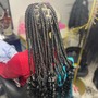 Large size knotless box braids(hair included)