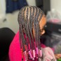 Large size knotless box braids(hair included)