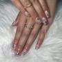 Nail Art- Full bling fingernail