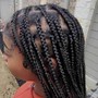 Knotless Box Braids (medium-large) 32 braids or less