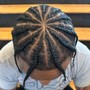 Men styled braids