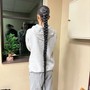 Extended Braided Ponytail W Design