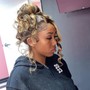 360 frontal Updo