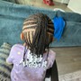 I purchase the hair that’s needed for braiding