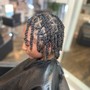 Loc retwist with double stranded twist