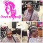 Crochet Mohawk with hair add