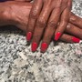 Acrylic Nails Full set Regular Polish