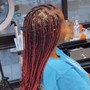 Med Knotless Braids (butt length)