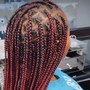 Med Knotless Braids(waist length)