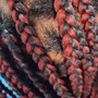 Med Knotless Braids (butt length)