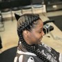 2 goddess braids/2underbraids