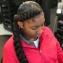 2 feed in braids