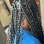 4 cris cross braids