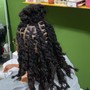 Invisible Loc Twist (on free form hair)