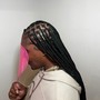 Knotless Box braids - Medium (Mid Back)