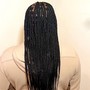 BOHO Knotless Braids- ( X Small)  Mid- Back