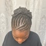 Boxer girl 4-6 Cornrows