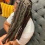 Two strand Twists on natural hair- Neck length