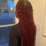 Medium Knotless Braids