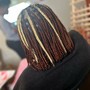 Medium Knotless braids