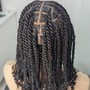 1/2 Head Men's Single Braids/Twists