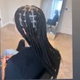 Medium knotless Braids