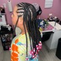 STRAIGHT BACKS STITCHED BRAIDS WAIST LENGTH