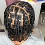 Men's or Woman BOX BRAID PLATS natural hair only