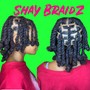 Retwist with style (bra strap to waist length)