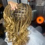 Sew-in ( leave out hair)