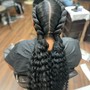 2 big braids