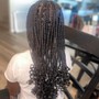 Medium knotless Braids