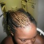 Half head locs