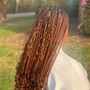 Medium Boho Knotless Braids- Midback