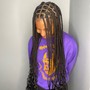 Large Knotless Braids