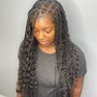 Distressed Loc Extensions w/hair included