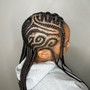 Kid's cornrow ( no added hair)