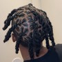 Retwist & Style (w/ hair added)