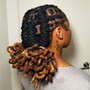 Retwist & Style (w/ hair added)