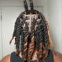 Retwist & Style (w/ hair added)