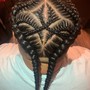 6-10 Stitch freestyle braids