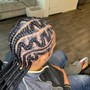 6-10 Stitch freestyle braids