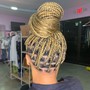 6 Stitch Feed-in cornrows