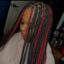 Medium Knotless Braids