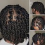 Feed In Braids to the back