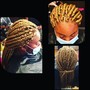 Medium size Box Braids