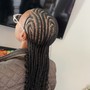 Medium Boho knotless Braids w/ real human hair