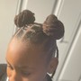 Kid's Loc Retwist Above Ear